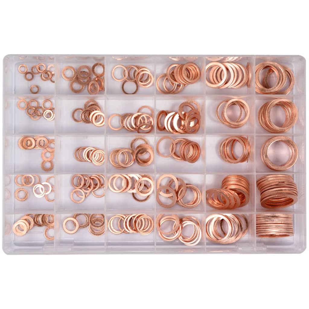 YATO Set de arandelas de cobre 300 piezas YT-06872