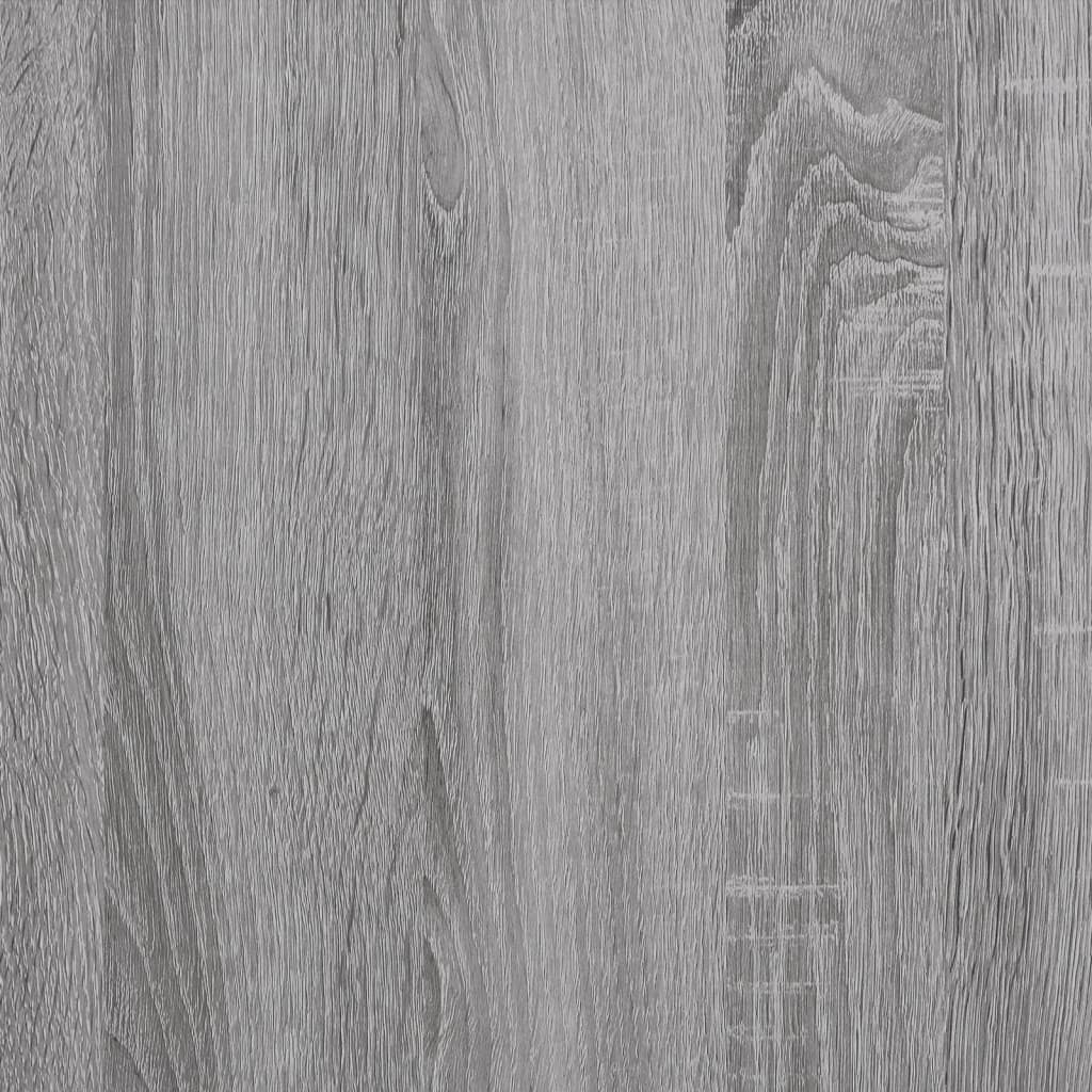 vidaXL Mesa auxiliar madera contrachapada gris Sonoma 35x30x60 cm