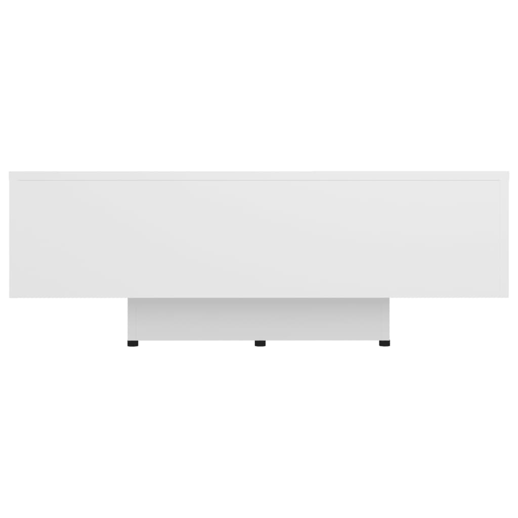 vidaXL Mesa de centro madera contrachapada blanco 85x55x31 cm