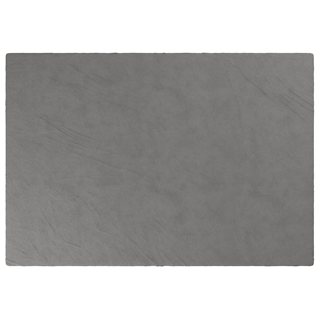 vidaXL Manta con peso con funda tela gris 135x200 cm 6 kg