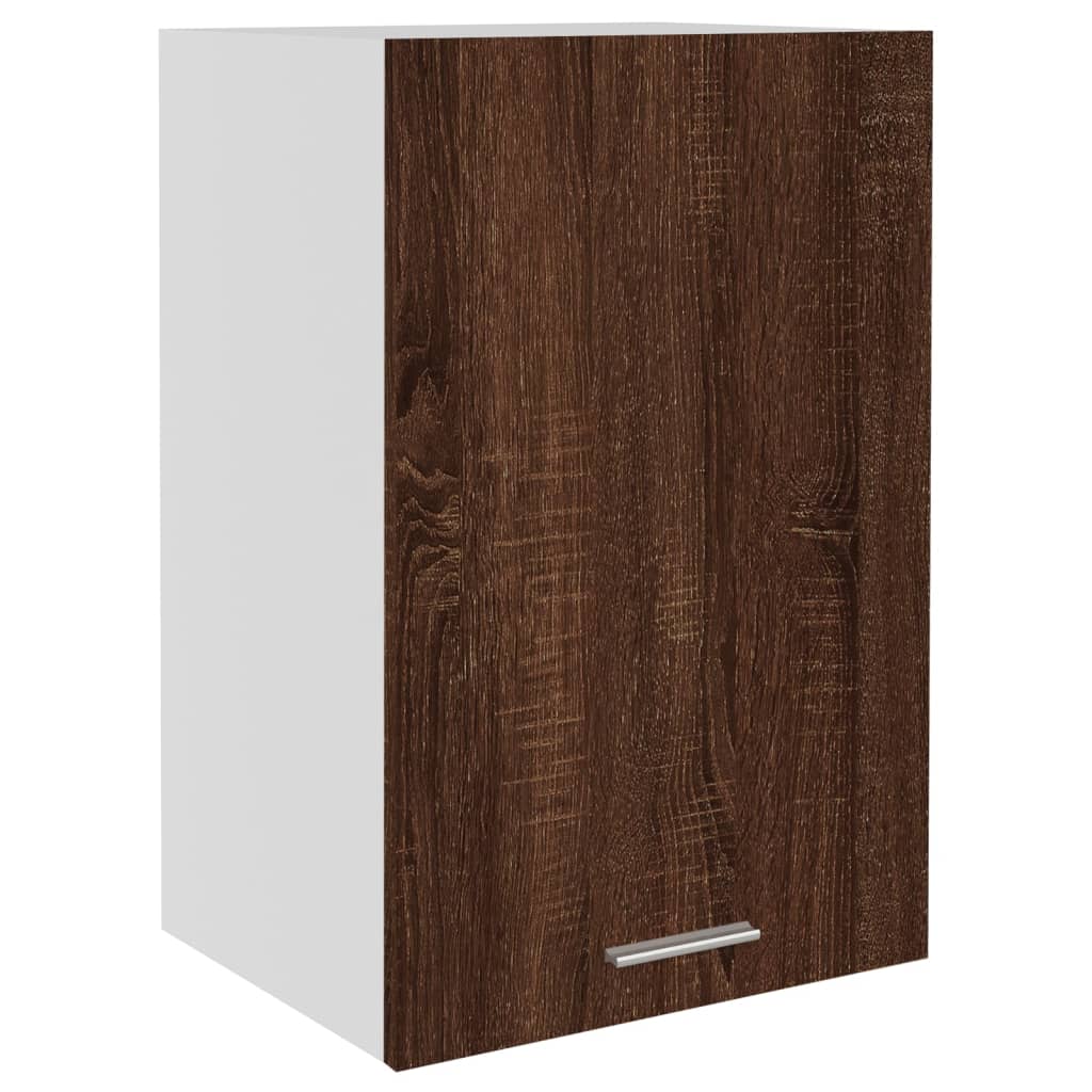 vidaXL Mueble de TV colgante madera marrón roble 39,5x31x60 cm