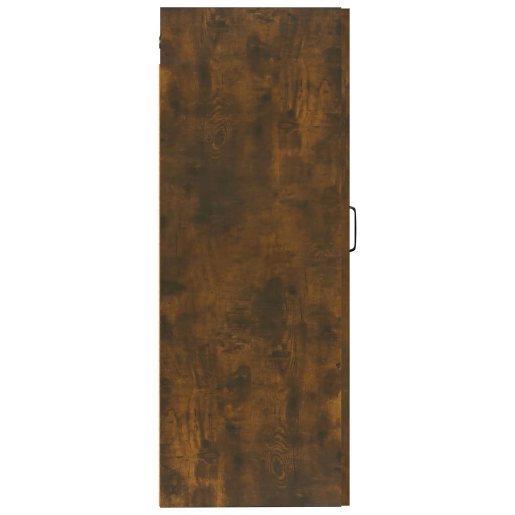 vidaXL Armario colgante madera de ingeniería roble ahumado 35x34x90 cm