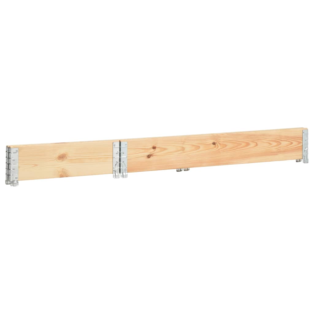 vidaXL Collar de caja de pallet madera maciza de pino 50x150 cm