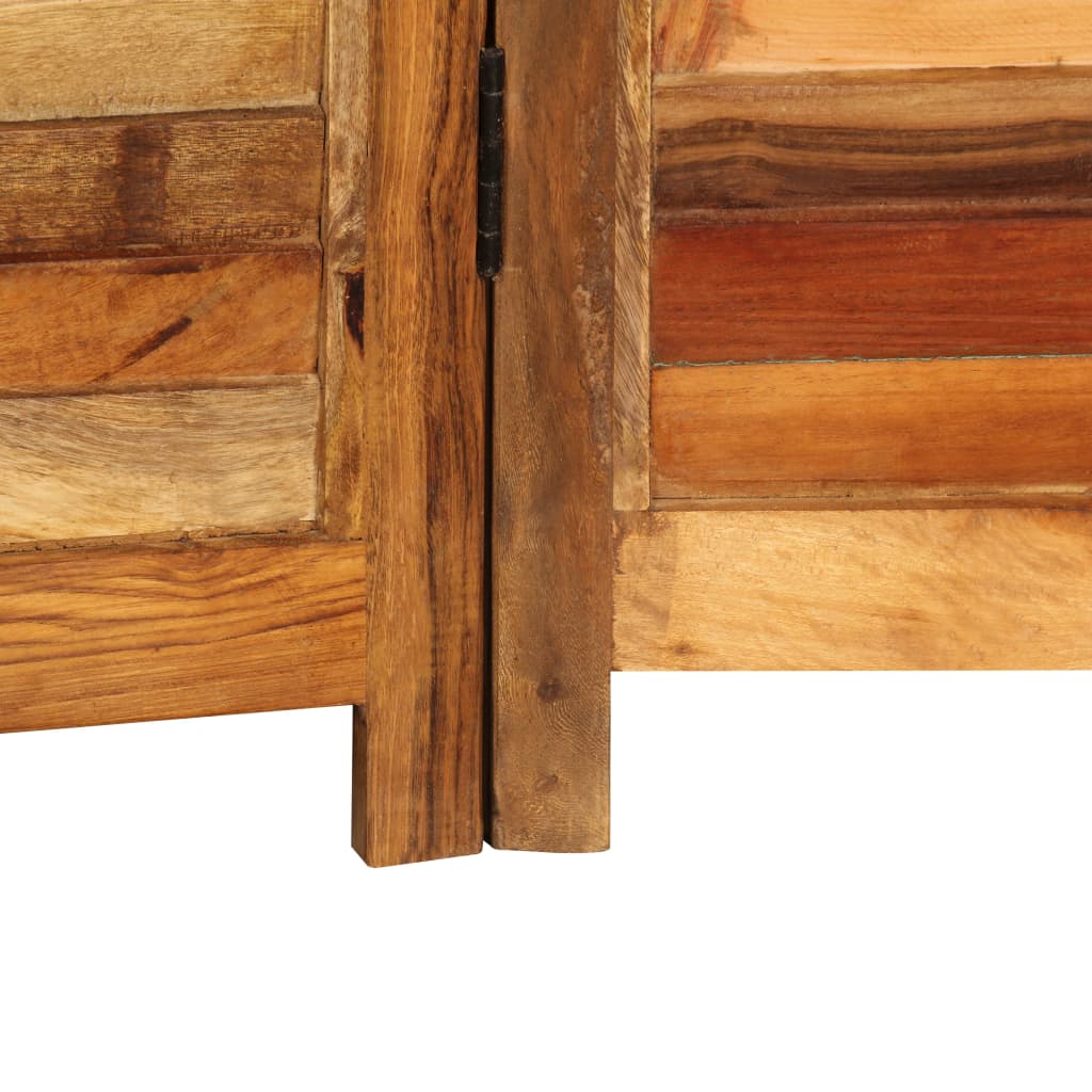 vidaXL Biombo de madera maciza reciclada 170 cm