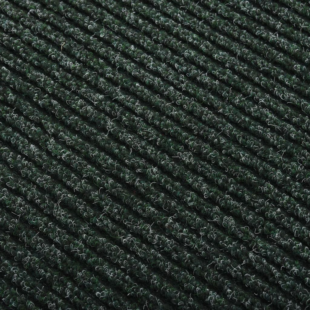 vidaXL Alfombra de pasillo atrapa suciedad 100x250 cm verde