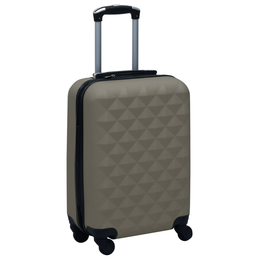 vidaXL Maleta trolley con ruedas rígida ABS gris antracita | vidaXL.es