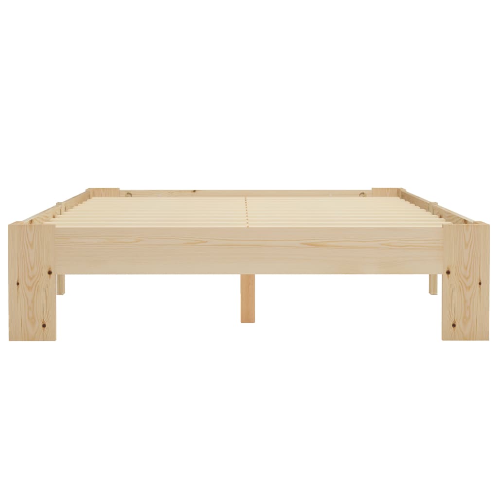 vidaXL Estructura de cama de madera maciza de pino 120x200 cm