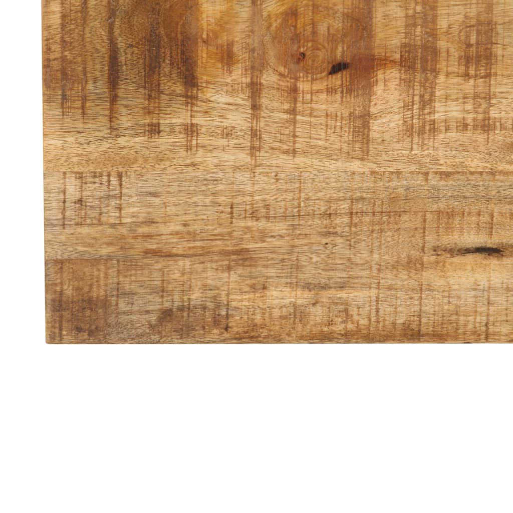 vidaXL Mesa de centro de madera maciza de mango 80x80x40 cm