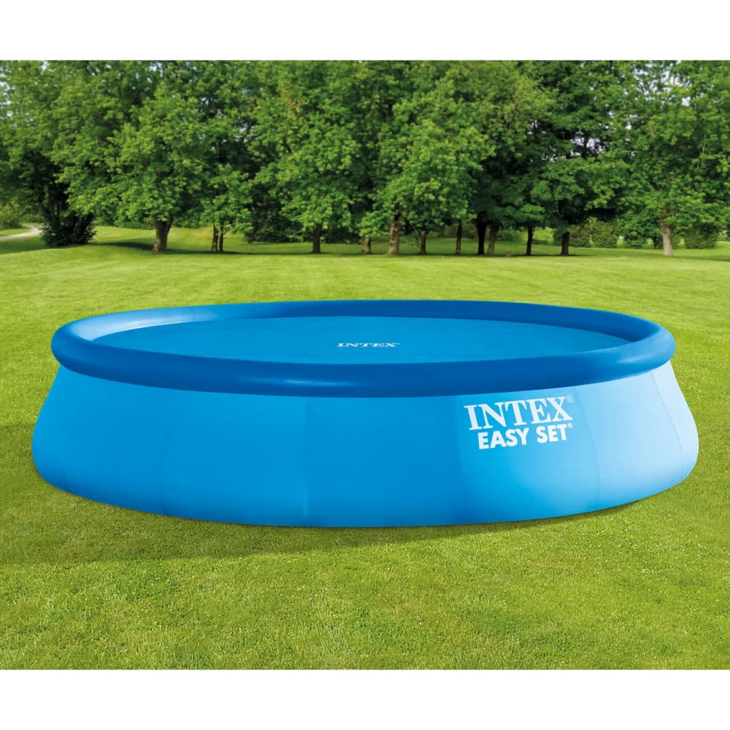 Intex Cubierta de piscina solar de polietileno azul 470 cm