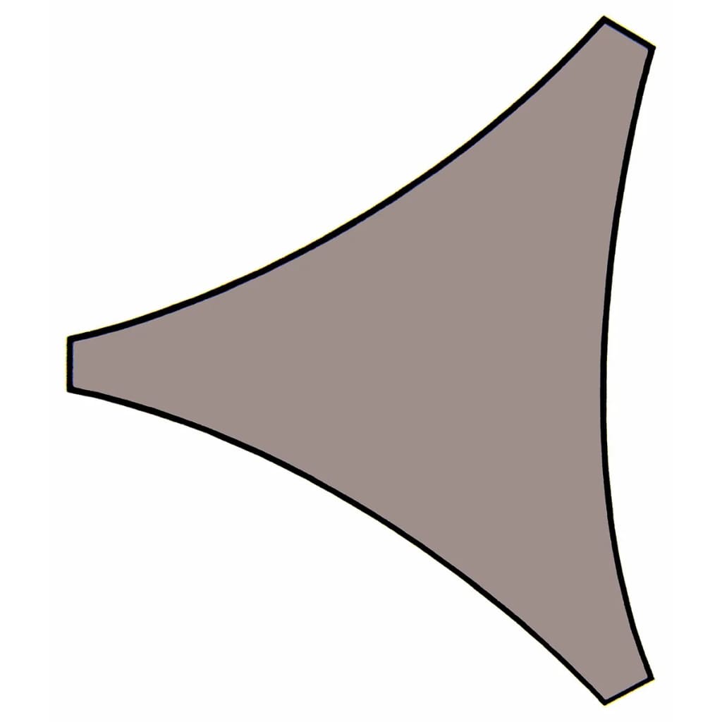 Perel Toldo de vela triangular 5 m gris topo GSS3500TA