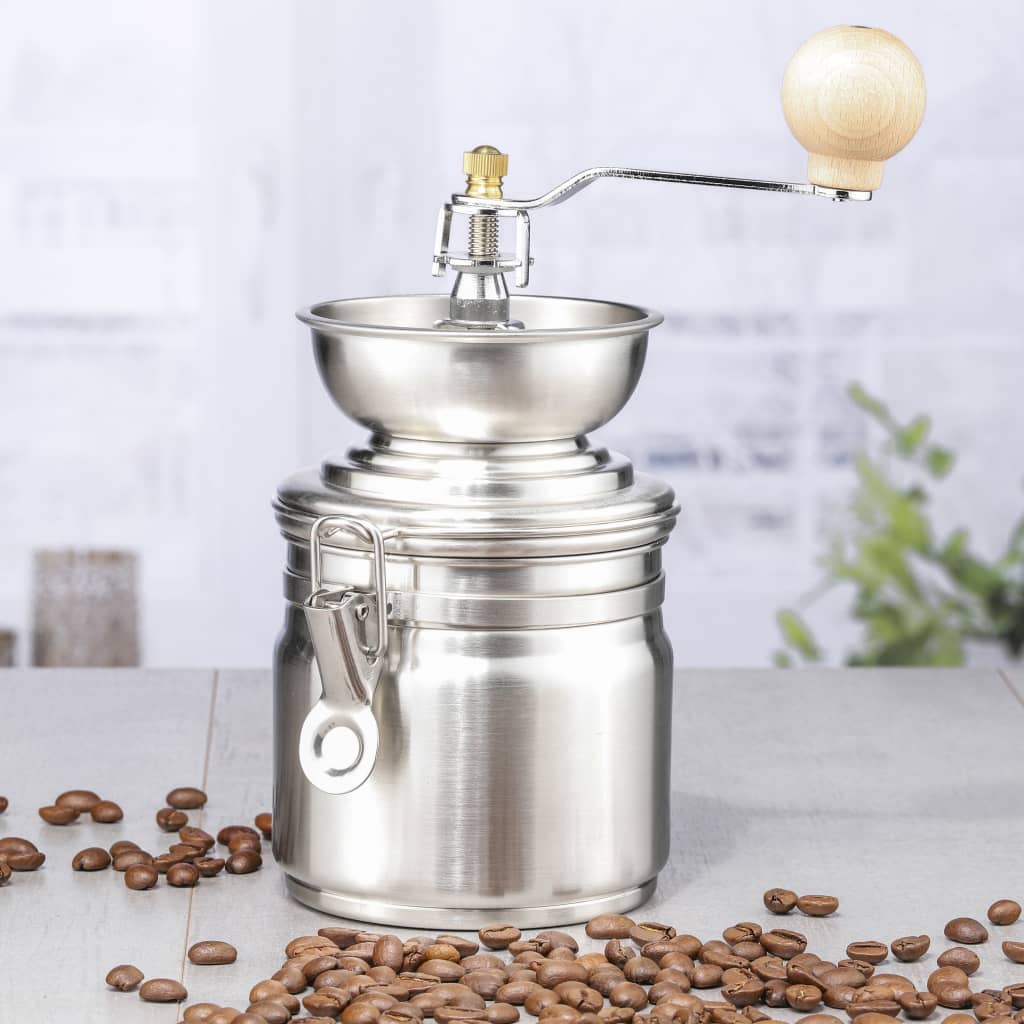 Molinillo de café de acero inoxidable para una molienda de precisión perfecta para viajar Stainless Steel Molinillo de café manual 