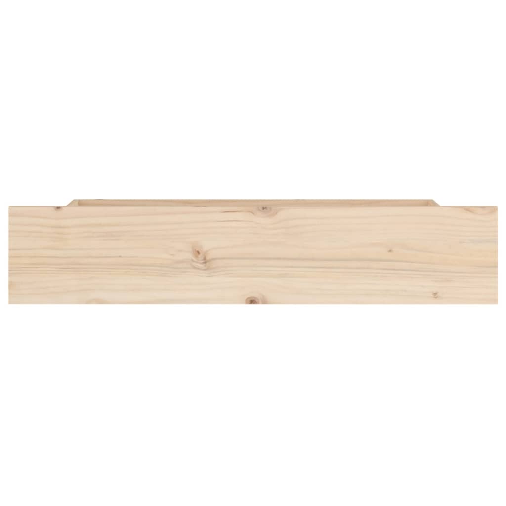 vidaXL Cajones de cama 4 unidades madera maciza de pino