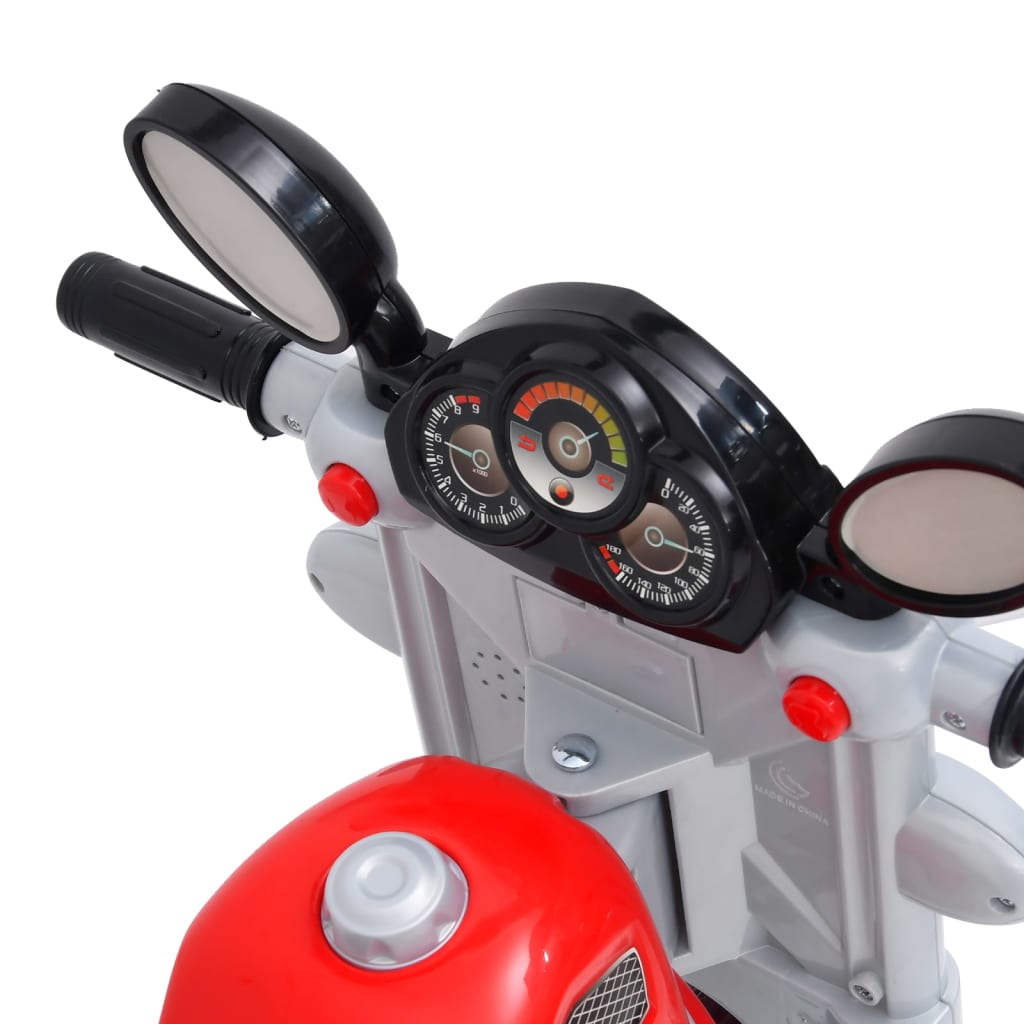 vidaXL Triciclo para niños rojo