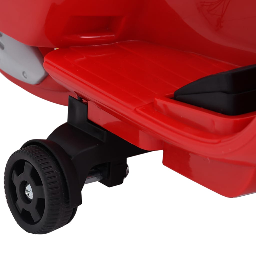 vidaXL Motocicleta eléctrica de juguete Vespa GTS300 rojo