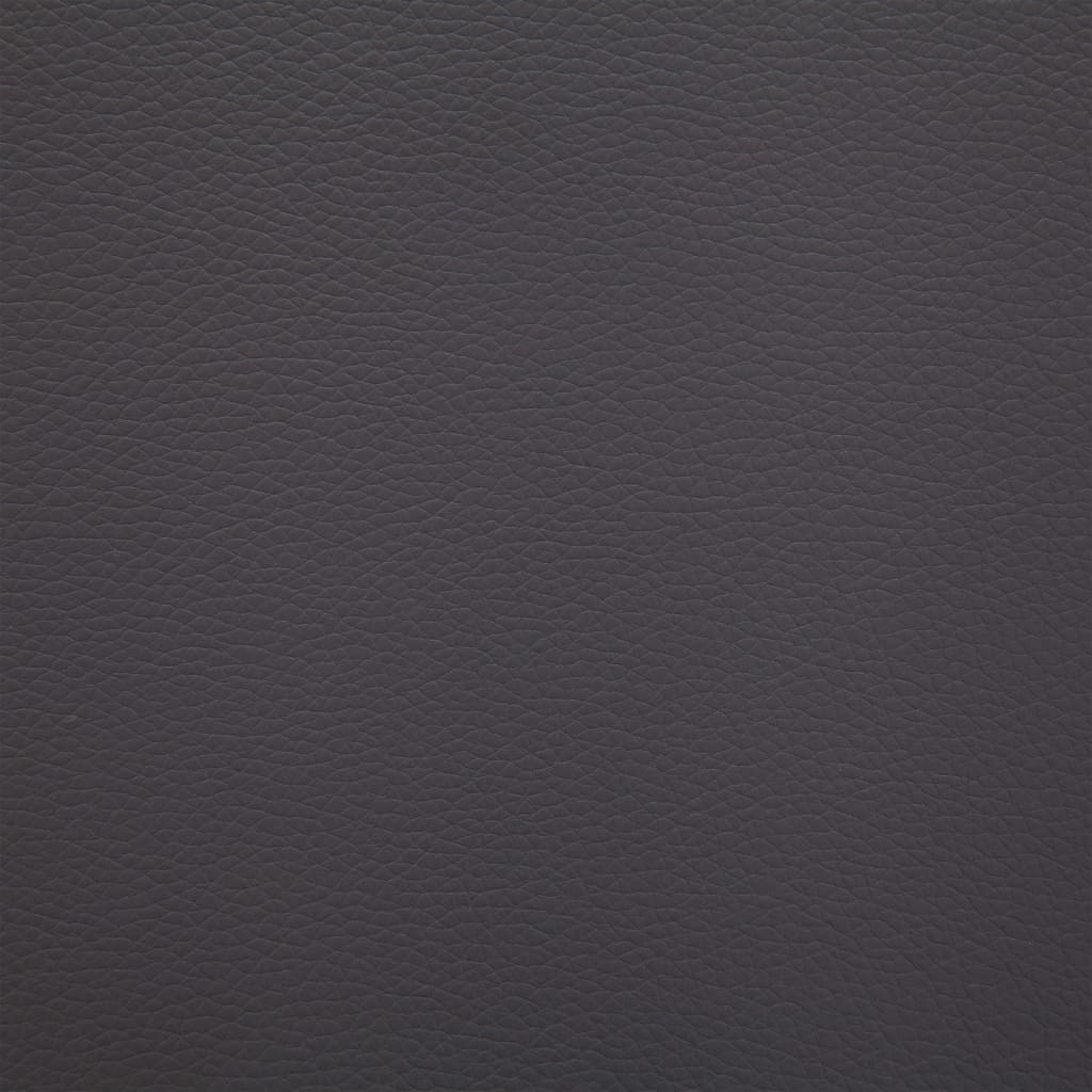 vidaXL Banco de cuero sintético 106 cm gris