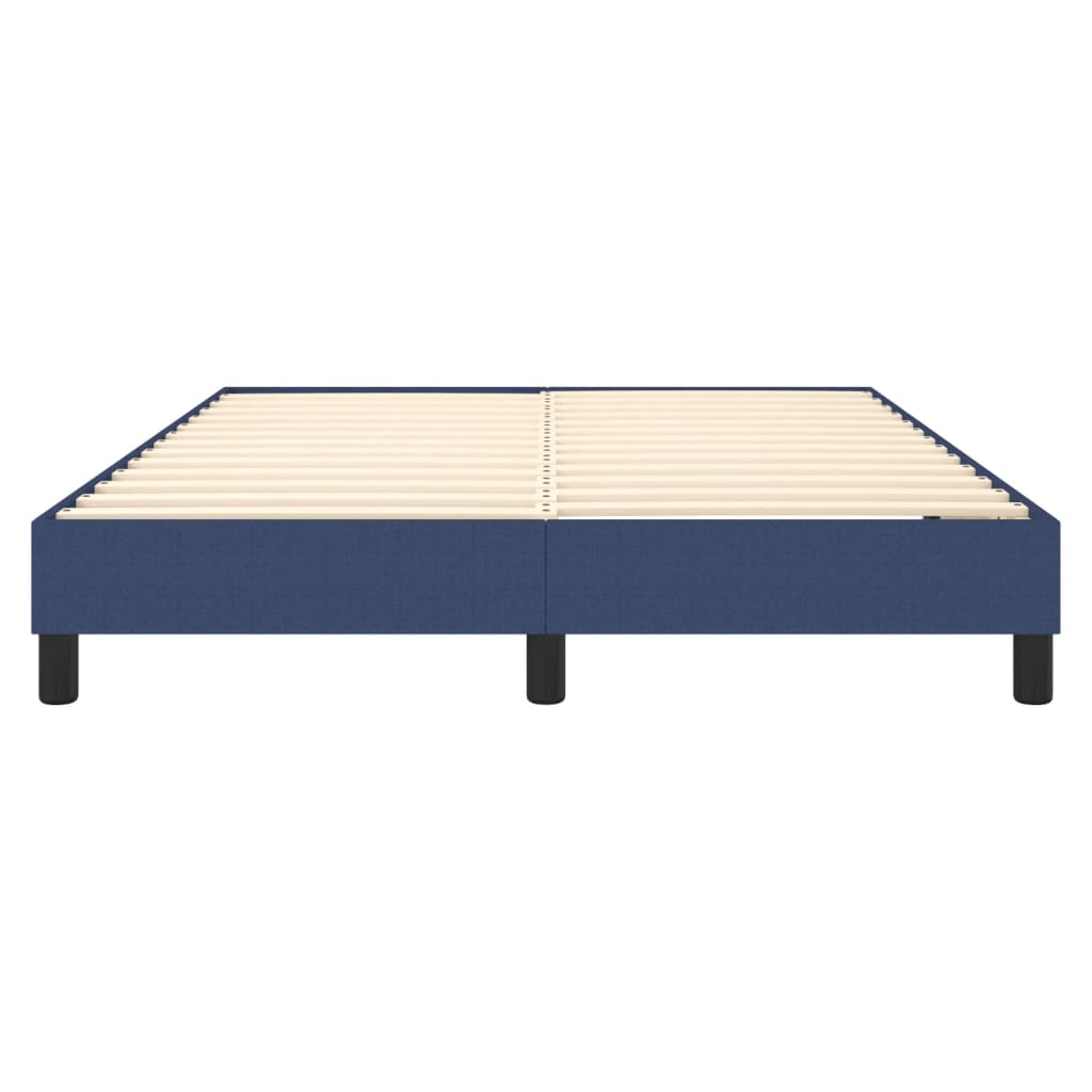 vidaXL Estructura de cama de tela gris taupe azul 140x200 cm