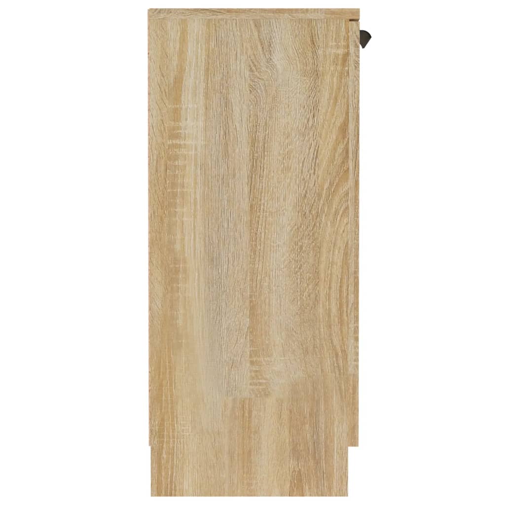 vidaXL Aparador de madera contrachapada roble Sonoma 60x30x70 cm