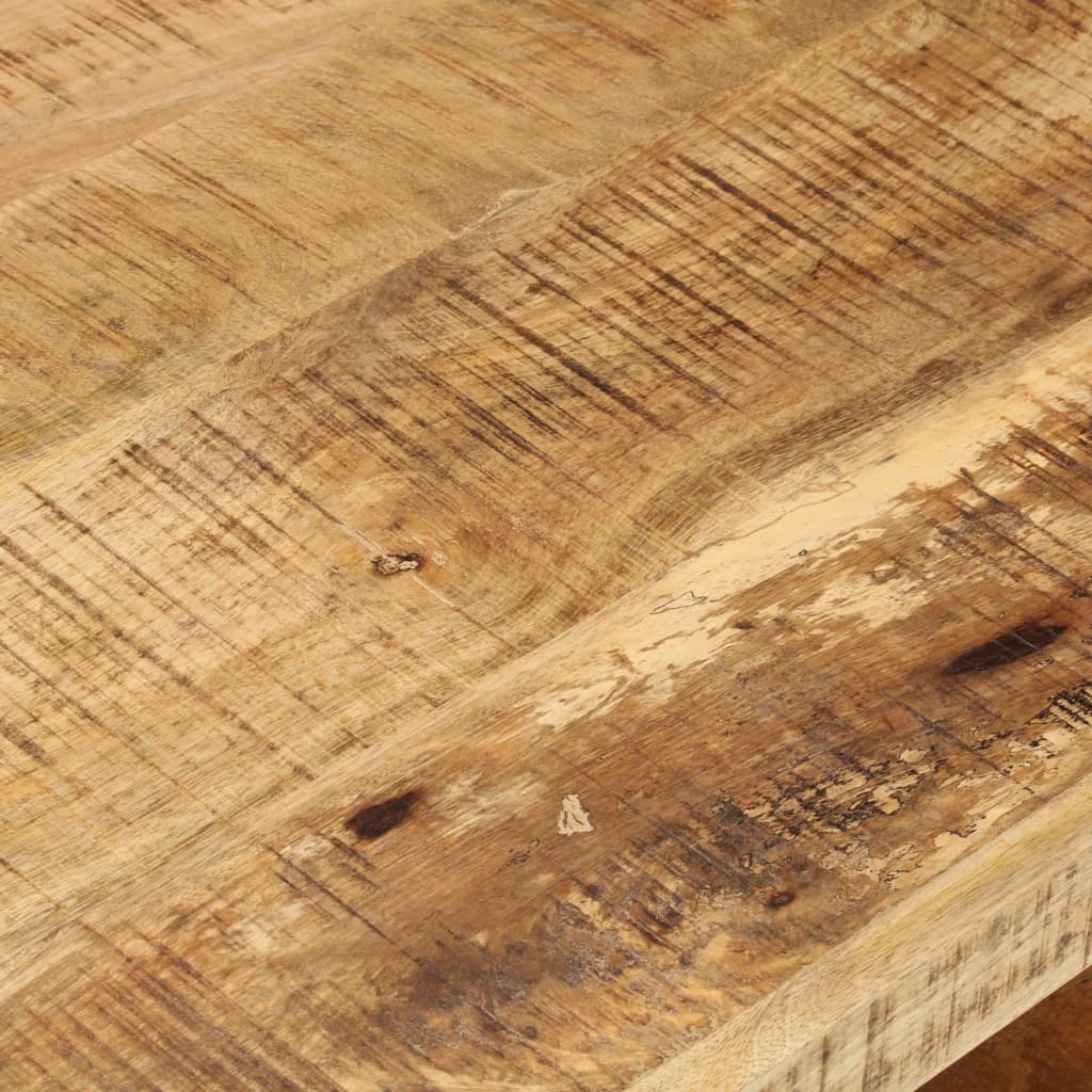 vidaXL Mesa de centro de madera maciza de mango 120x55x40 cm