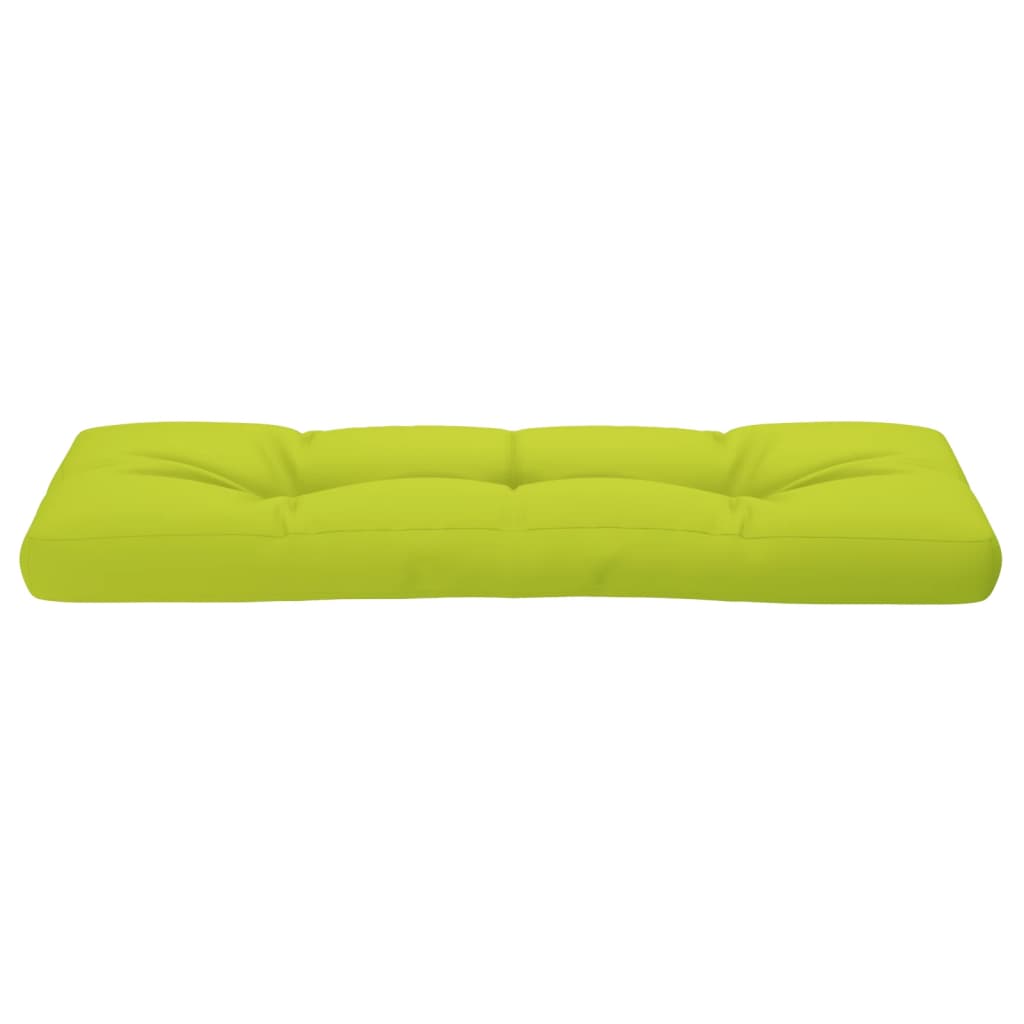 vidaXL Cojín para sofá de palets de tela verde claro 120x40x12 cm