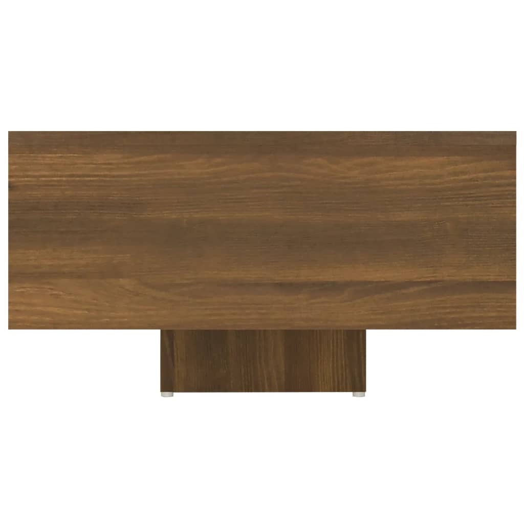 vidaXL Mesa de centro madera contrachapada roble marrón 85x55x31 cm