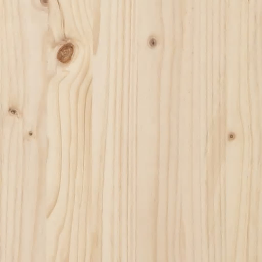 vidaXL Estructura de cama con cabecero madera maciza pino 75x190 cm