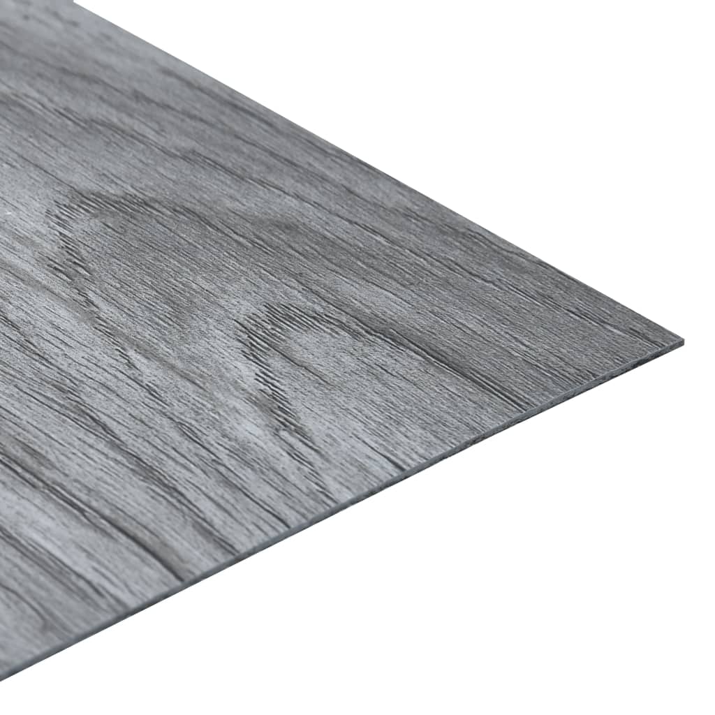 vidaXL Lamas para suelo autoadhesivas PVC gris claro 5,11 m²