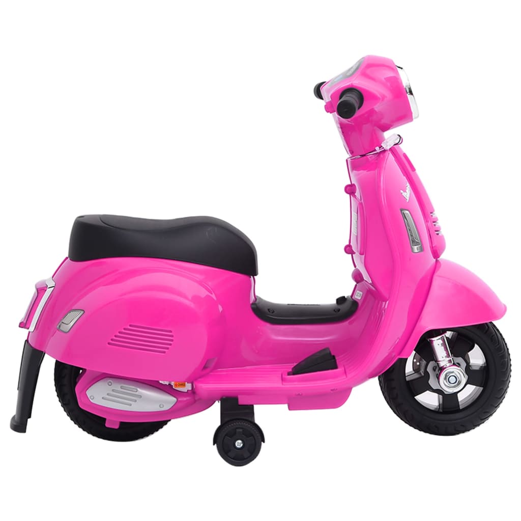 vidaXL Vespa de motocicleta de juguete eléctrica GTS300 rosa