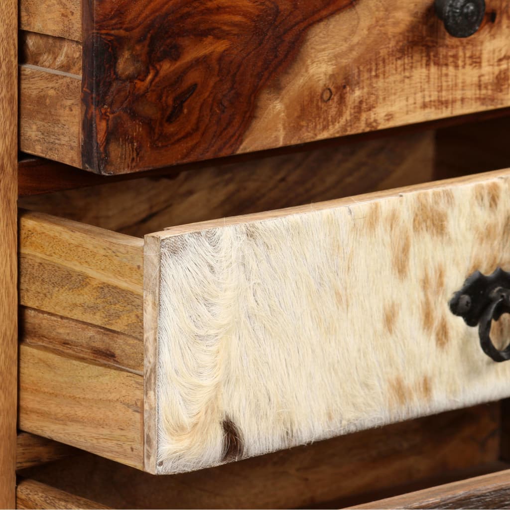 vidaXL Aparador de madera maciza de sheesham 50x30x86 cm