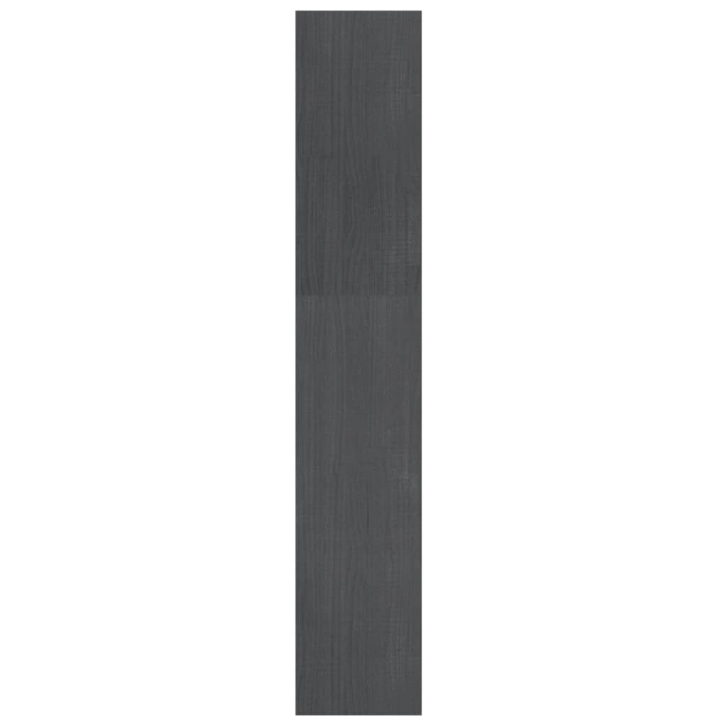 vidaXL Estantería/divisor de espacios pino gris 100x30x167,5 cm