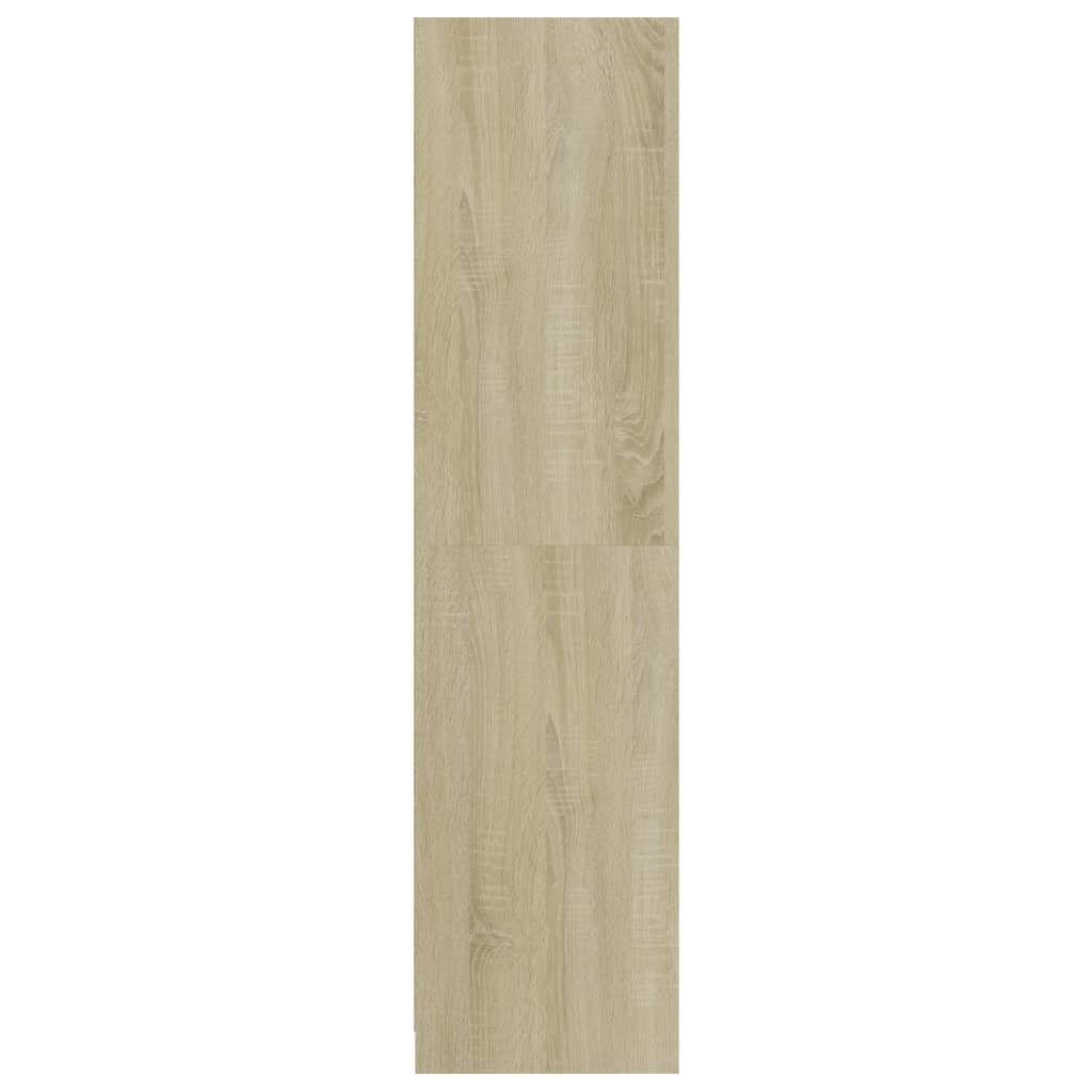 vidaXL Armario madera contrachapada color roble Sonoma 100x50x200 cm