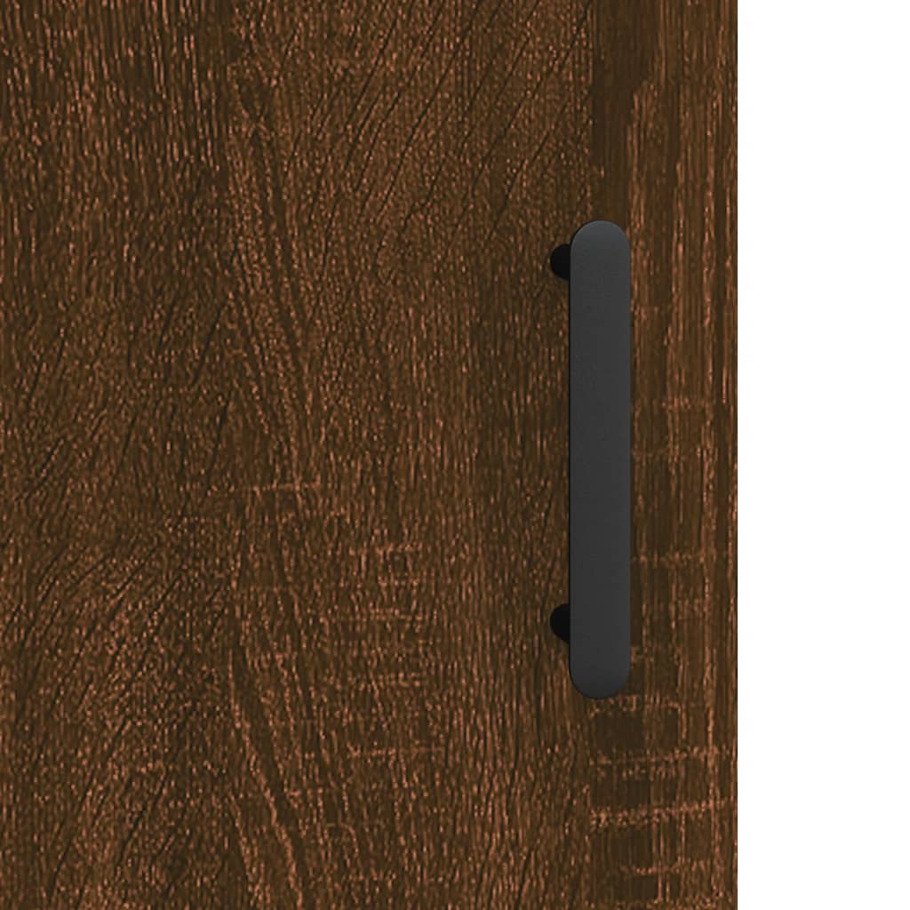 vidaXL Escritorio madera de ingeniería roble marrón 140x50x75 cm