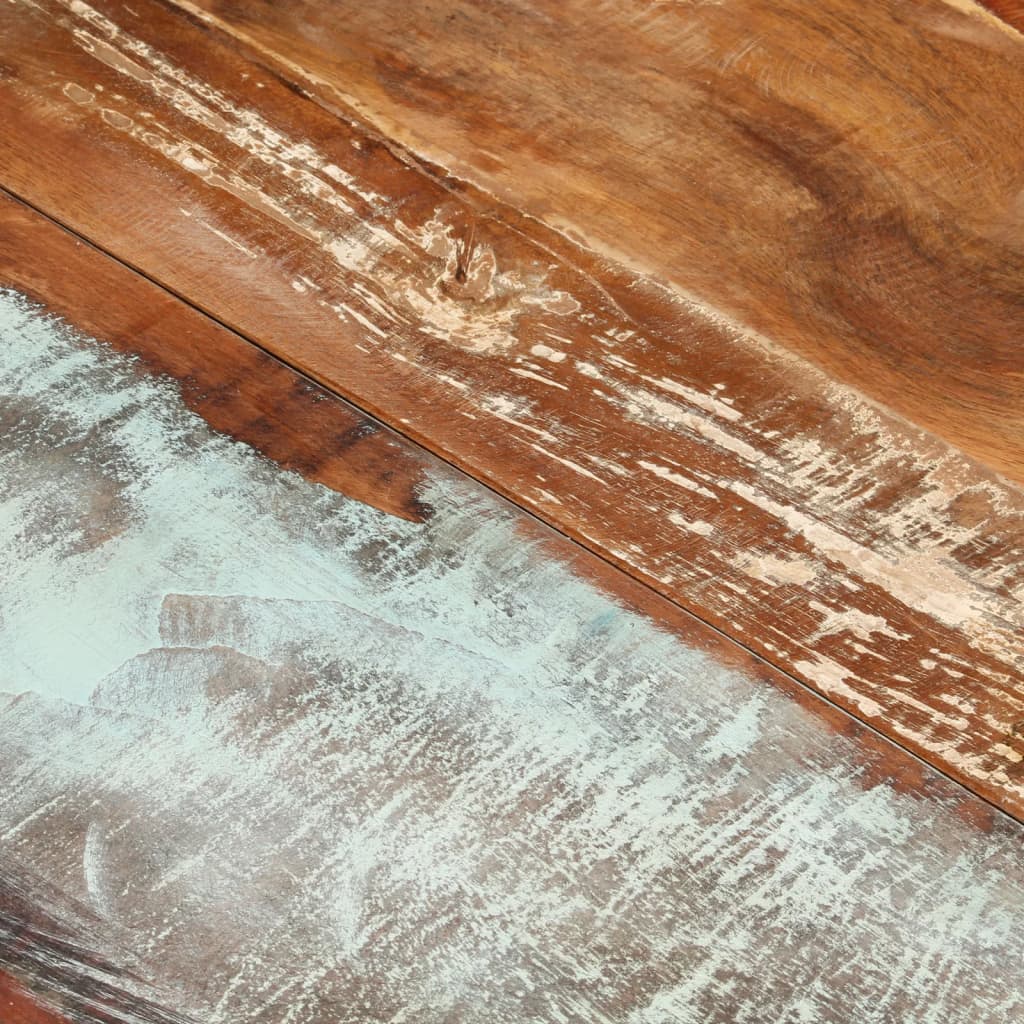 vidaXL Tablero de mesa madera maciza reciclada 120x60x(2,5-2,7) cm