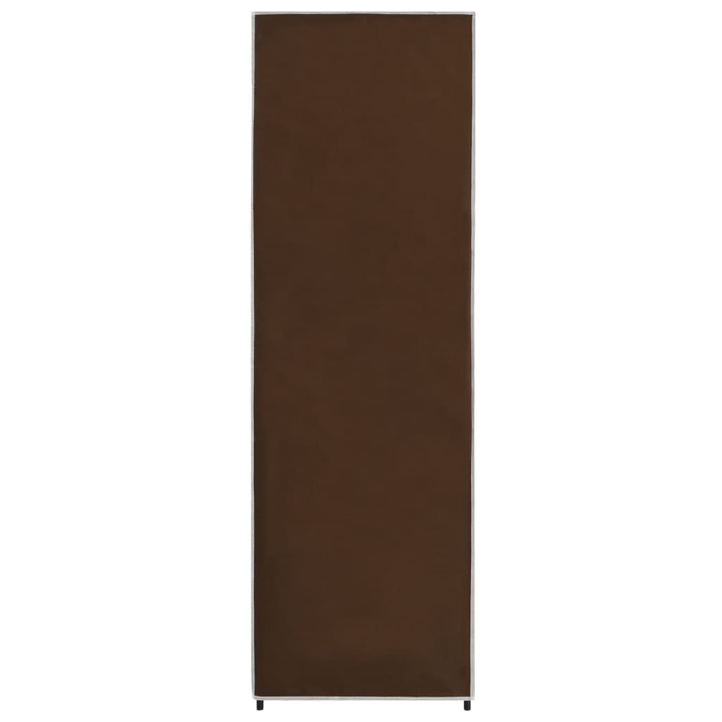 vidaXL Armario de tela marrón 87x49x159 cm
