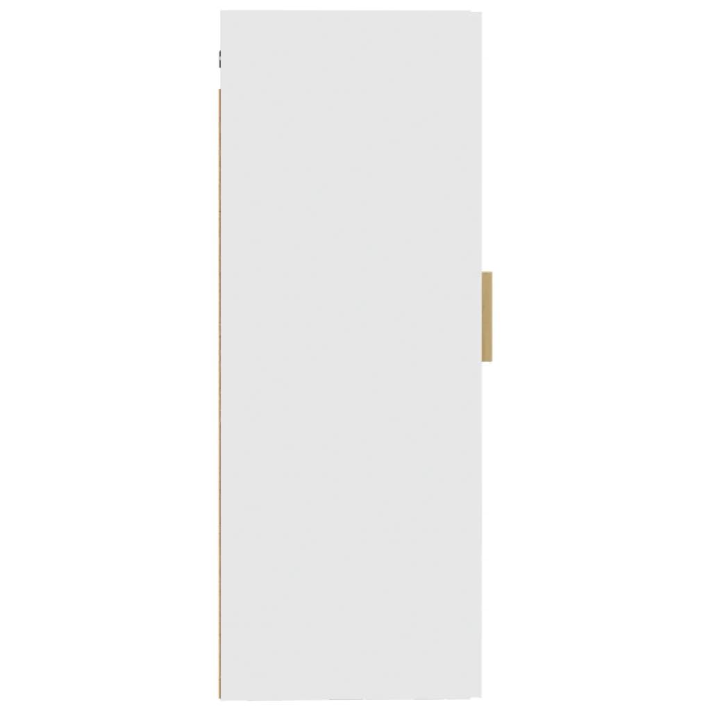 vidaXL Armario de pared madera de ingeniería blanco 35x34x90 cm