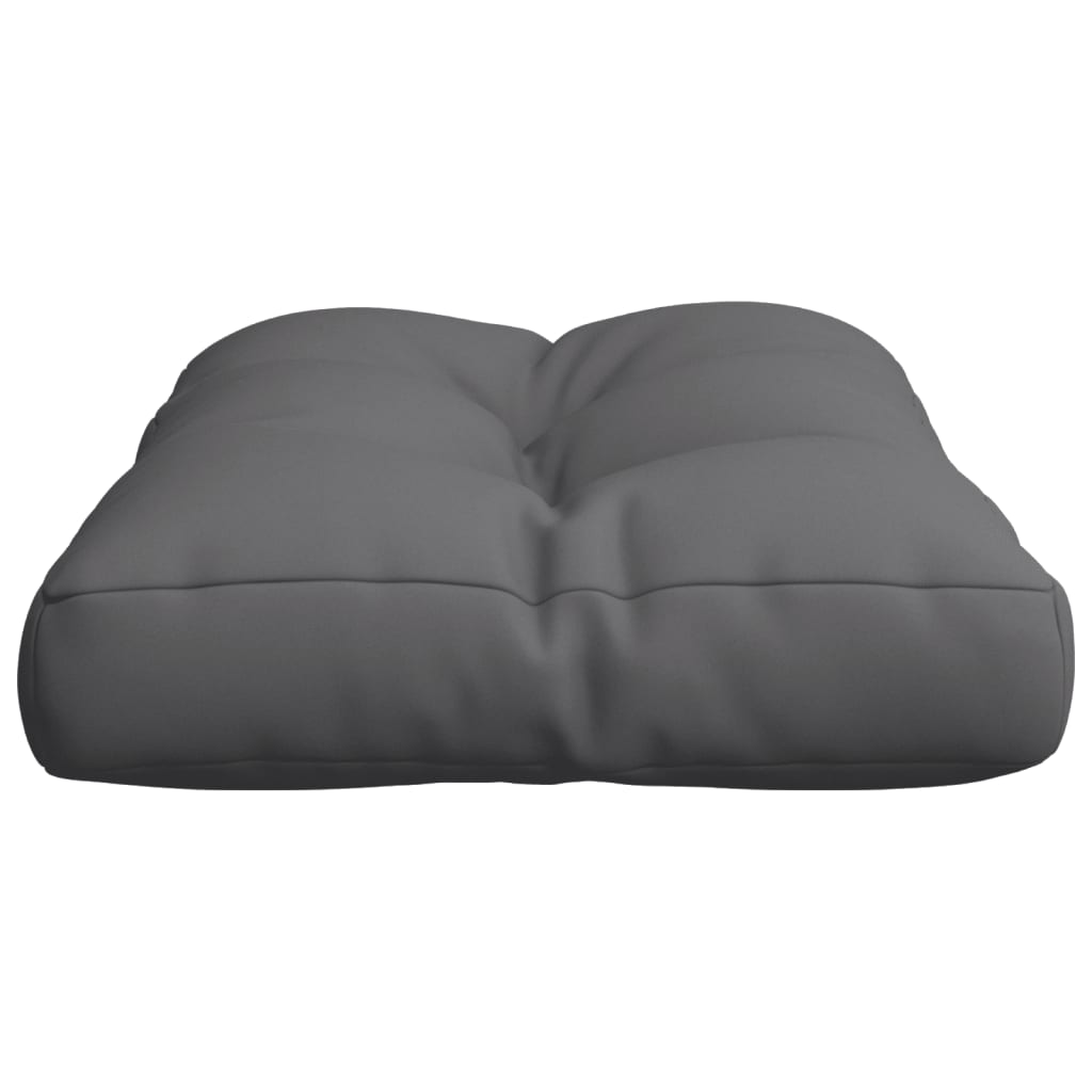 vidaXL Cojín para sofá de palets de tela gria antracita 60x40x12 cm