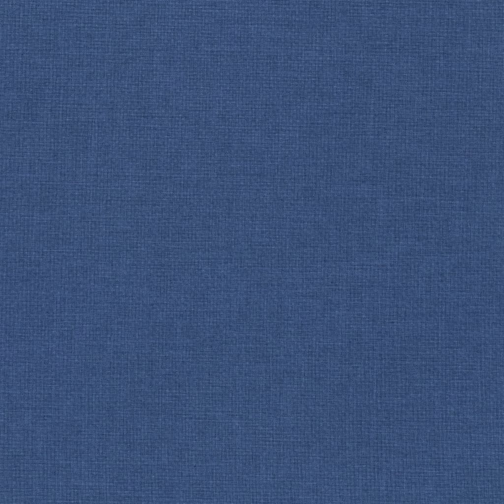 vidaXL Silla de comedor giratoria tela azul