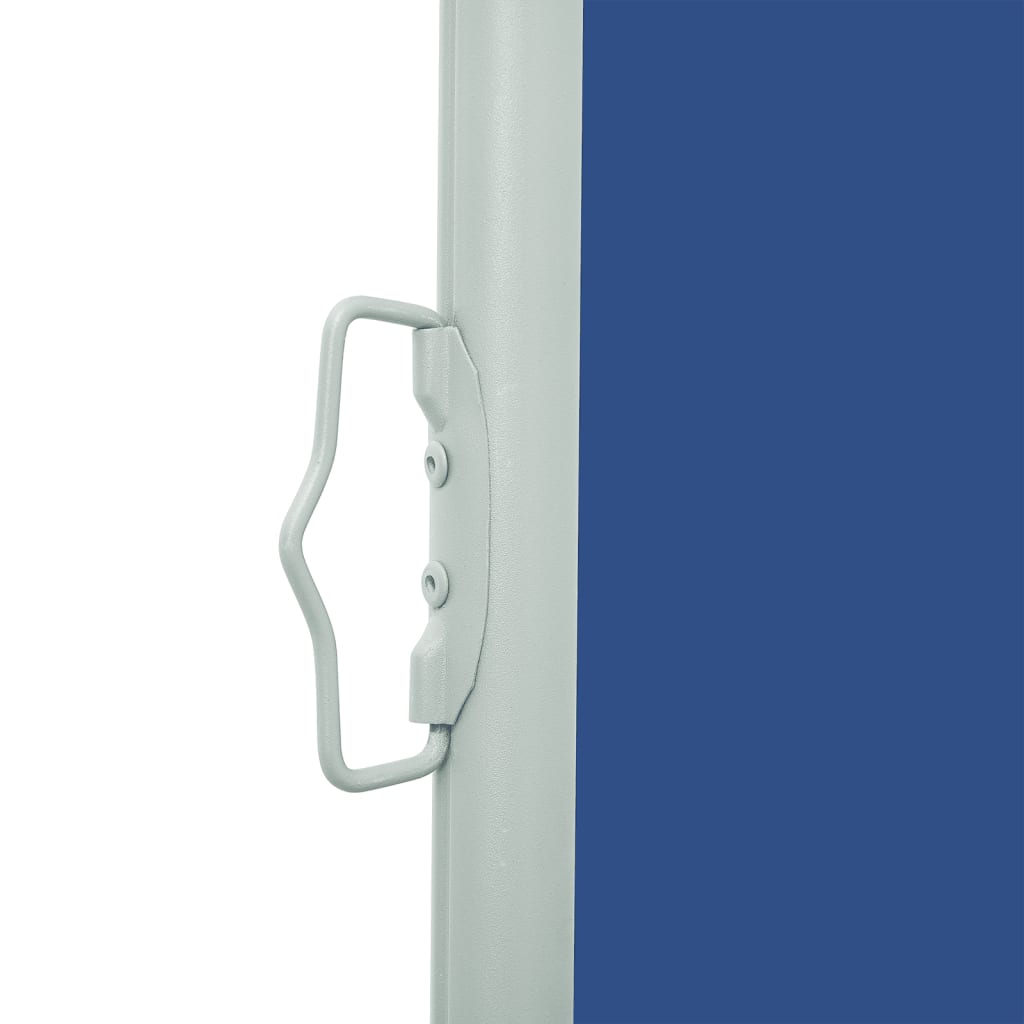 vidaXL Toldo lateral retráctil para patio azul 117x500 cm