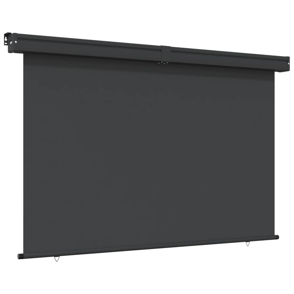 vidaXL Toldo lateral de balcón negro 175x250 cm