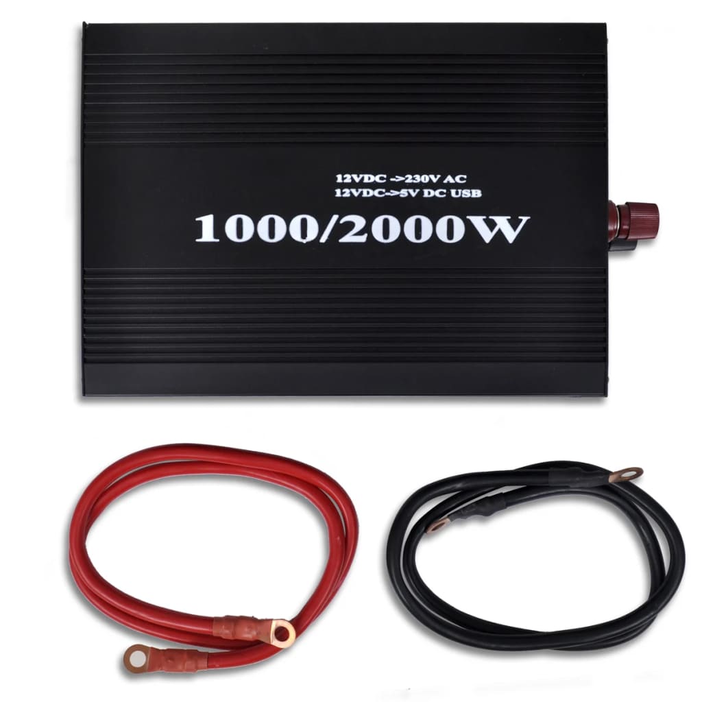 Convertidor de voltaje 1000-2000 W con puerto USB
