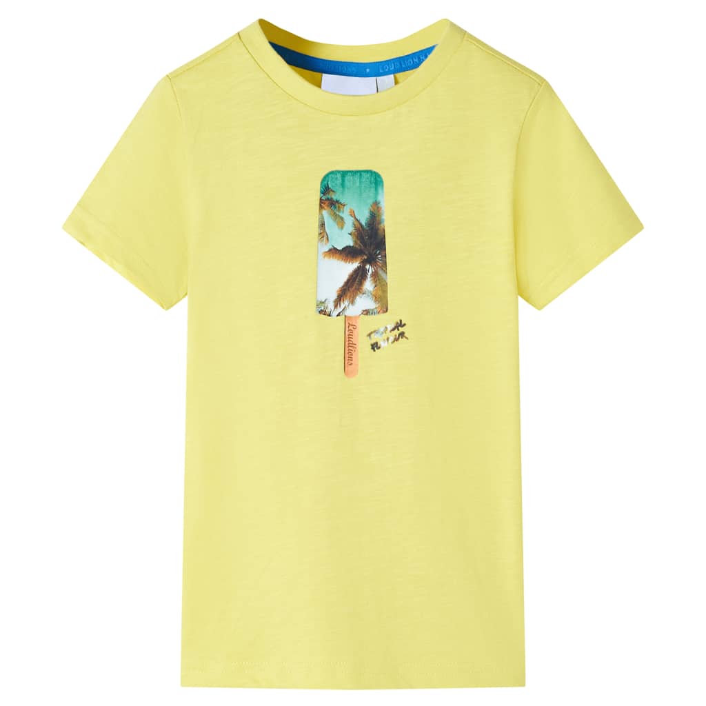 Camiseta infantil amarillo 92