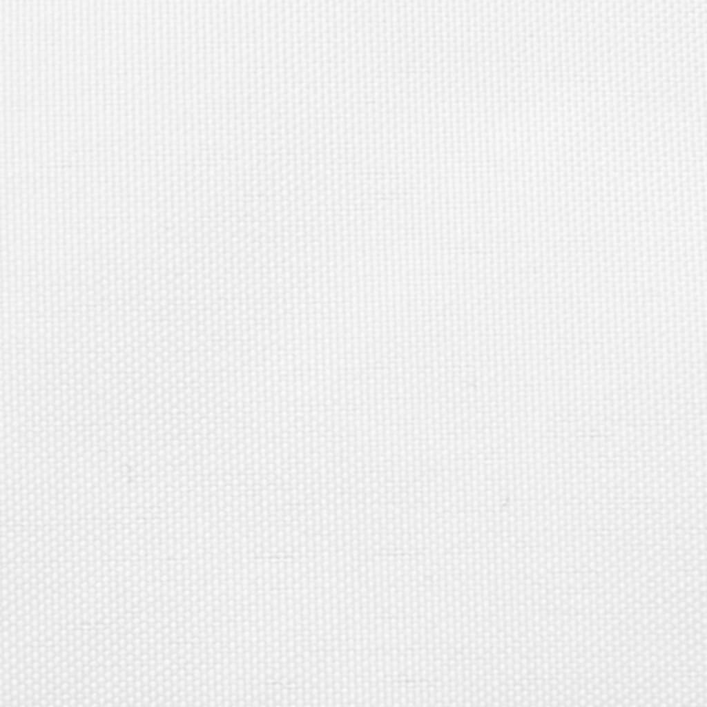 vidaXL Toldo de vela rectangular tela Oxford blanco 2x2,5 m