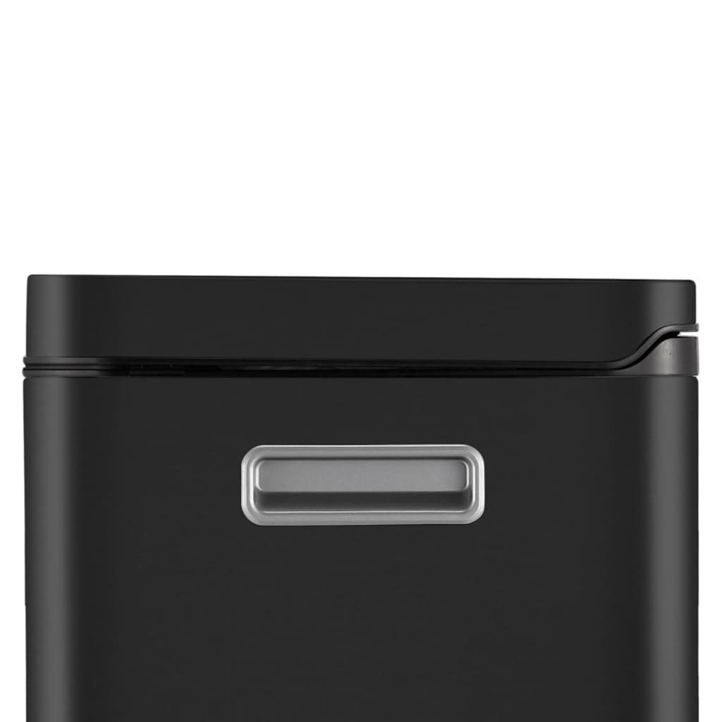 EKO Cubo de basura con pedal X-Cube 2x20 L negro