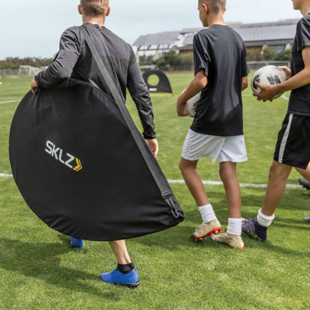 SKLZ Portería de fútbol emergente de precisión negro 183x122 cm