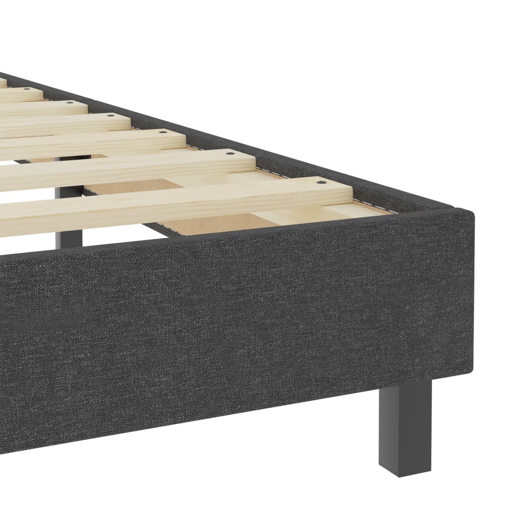vidaXL Estructura de cama Box Spring tela gris 120x200 cm
