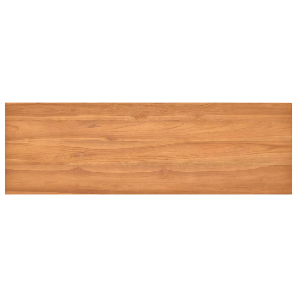 vidaXL Escritorio madera maciza de teca 120x45x75 cm