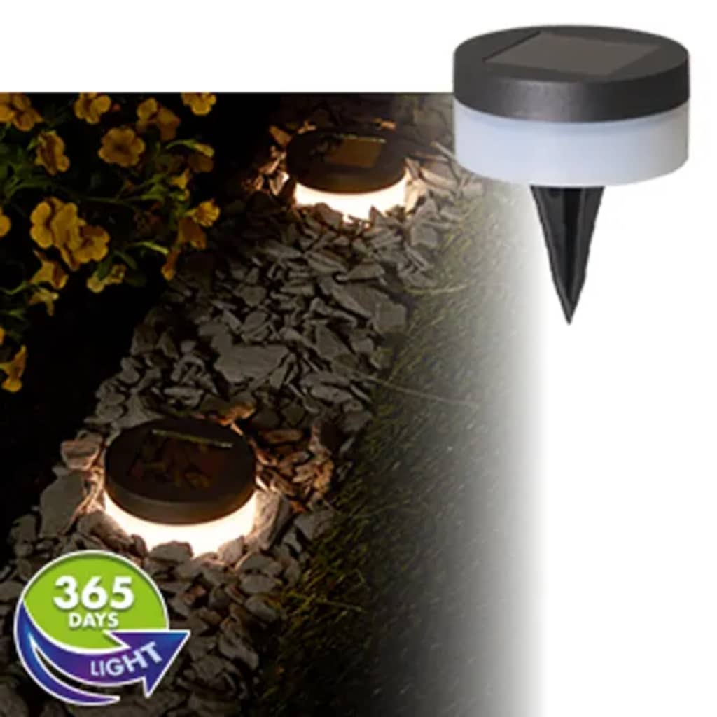 Luxform Foco solar LED de jardín Avignon 4 unidades negro
