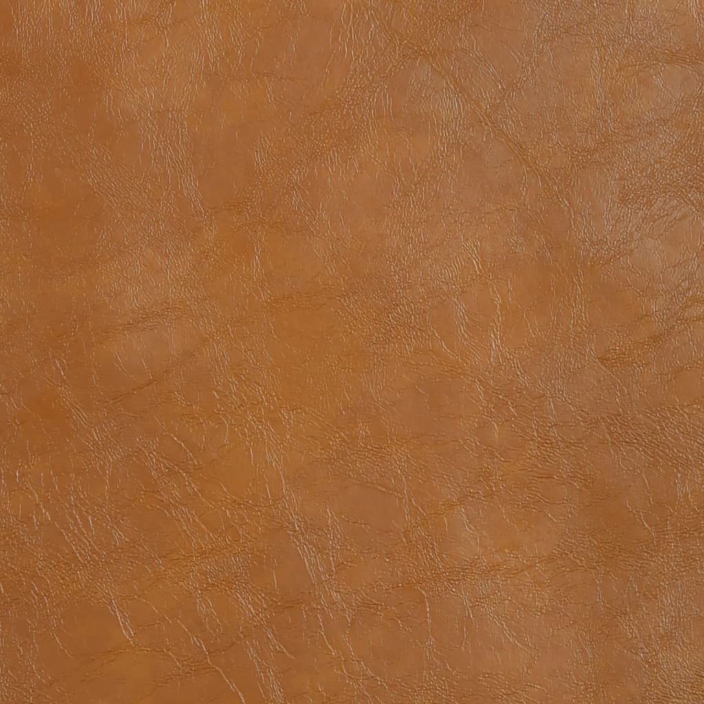 vidaXL Sillón de cuero sintético marrón