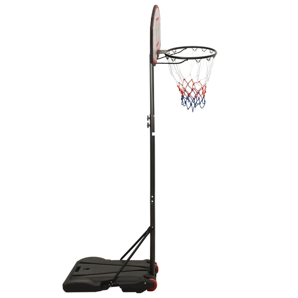 vidaXL Canasta de baloncesto polietileno negro 216-250 cm