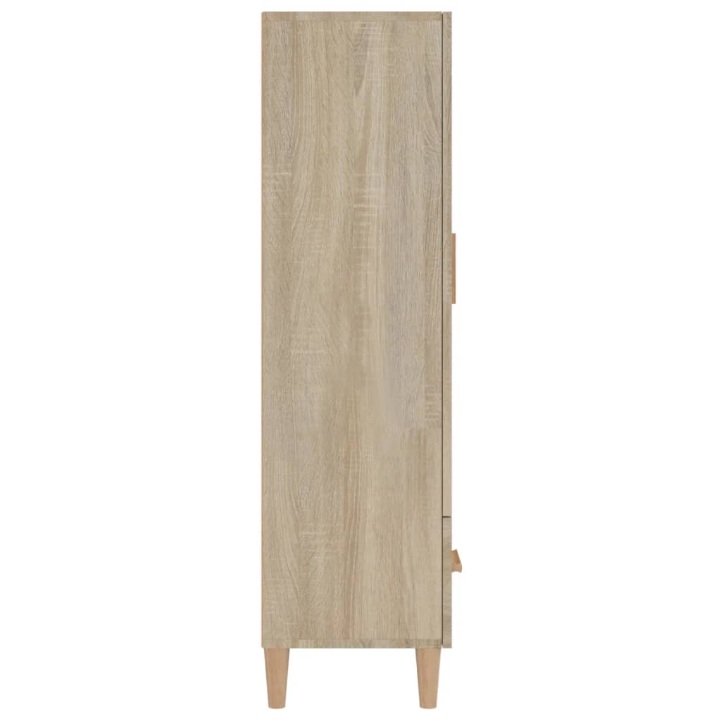 vidaXL Aparador madera contrachapada roble Sonoma 70x31x115 cm