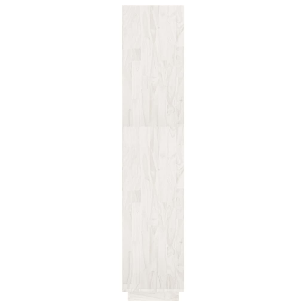 vidaXL Estantería/divisor de espacios madera pino blanco 60x35x167 cm